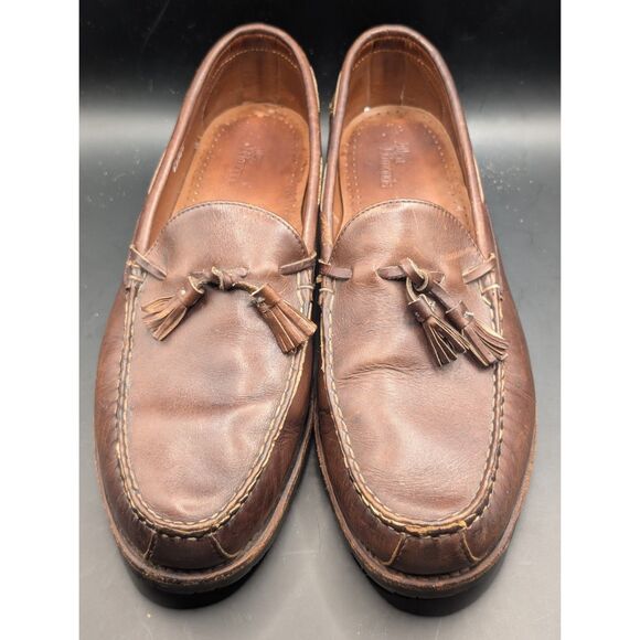 Allen Edmonds Kingfield Leather Tassel Loafers Brown Men\'s Size 13 D main image 8